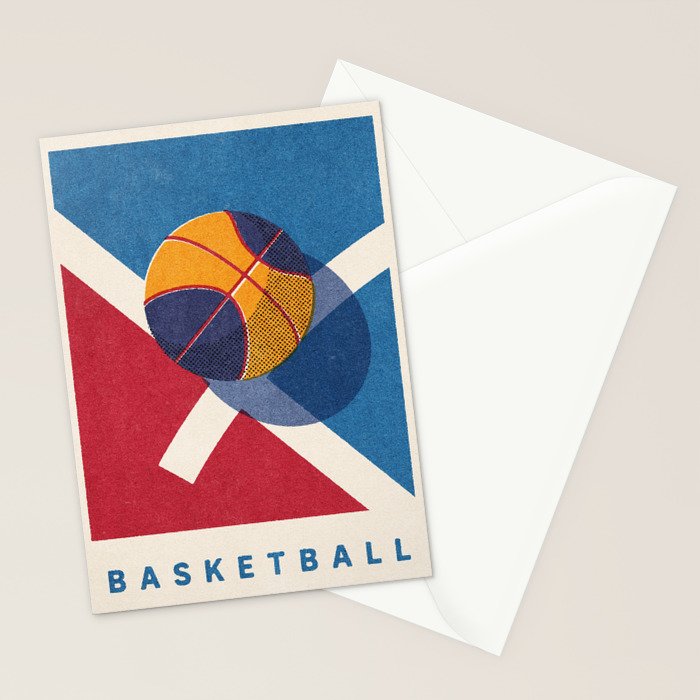 BALLS - Basketball 3X3 - Summer Games Stationery Card Gallery Image 2