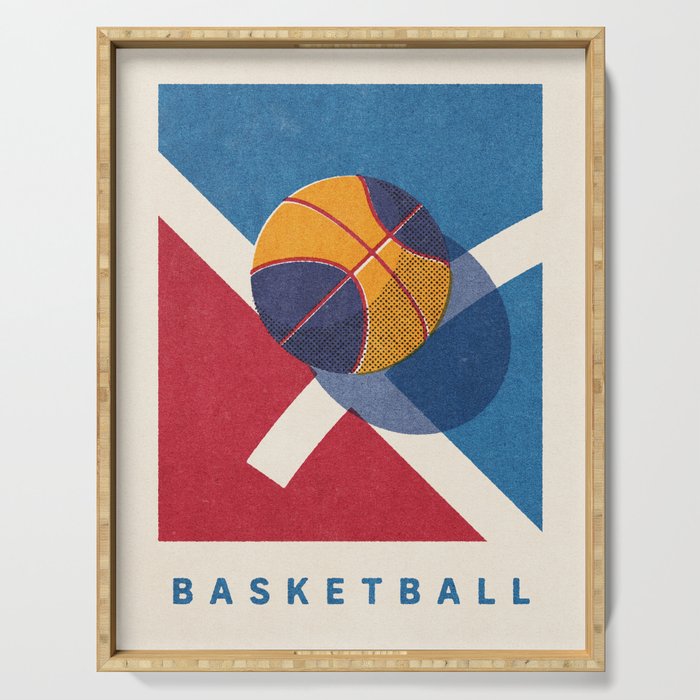 BALLS - Basketball 3X3 - Summer Games Serving Tray Gallery Image 1