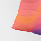 Retro Sacred Geometry | 80s Wavy Vibe Pillow Sham Gallery Image 4
