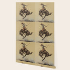 Bucking Horse Western Art by Will James Wallpaper Gallery Image 2