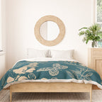 Exotic Florals and Butterflies Duvet Cover Gallery Image 3