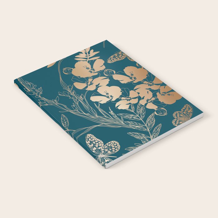 Exotic Florals and Butterflies Notebook Gallery Image 2