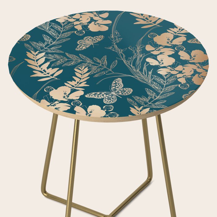 Exotic Florals and Butterflies Side Table Gallery Image 2