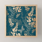 Exotic Florals and Butterflies Mini Art Print Gallery Image 1