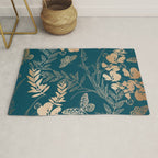Exotic Florals and Butterflies Rug Gallery Image 1