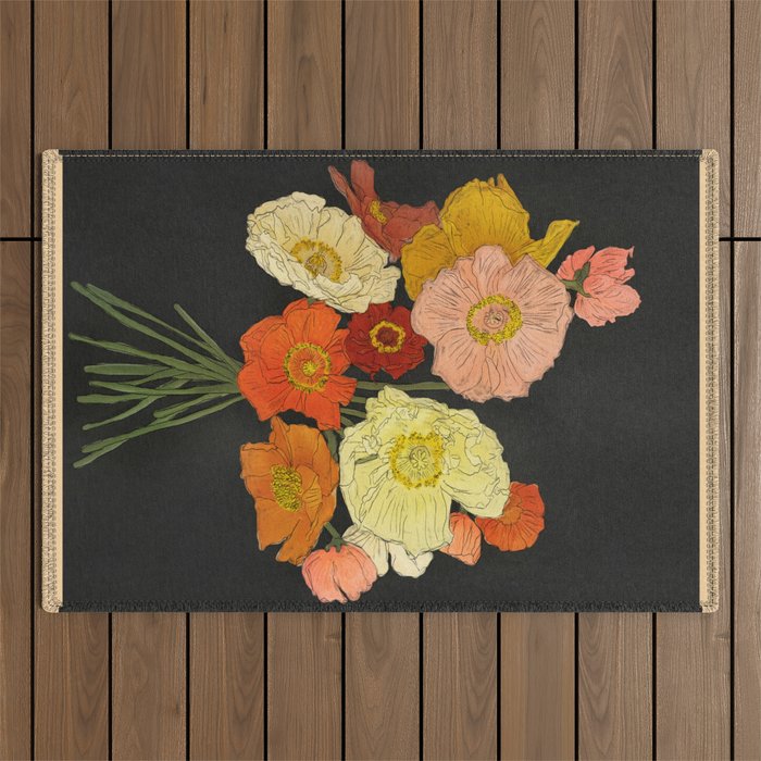Bountiful Bouquet 1 Outdoor Rug Gallery Image 1