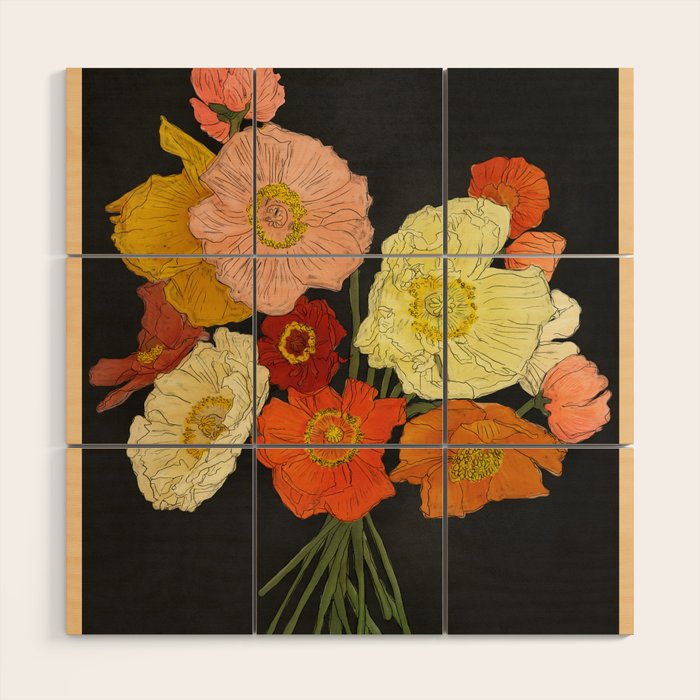 Bountiful Bouquet 1 Wood Wall Art Gallery Image 1