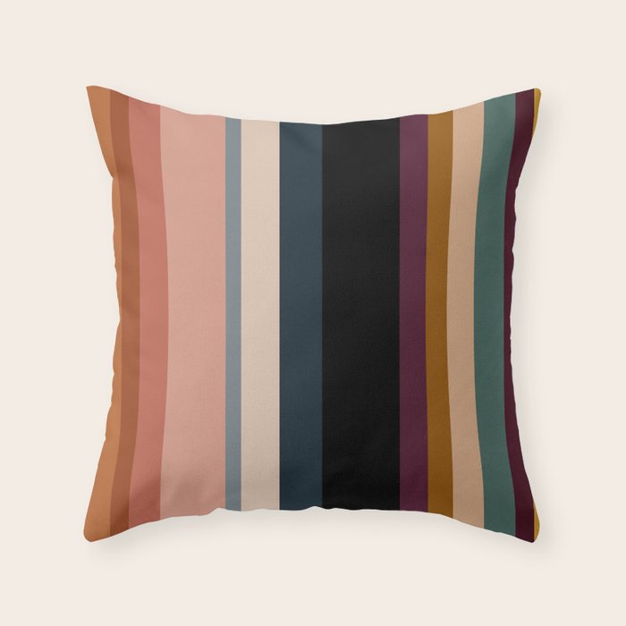 Colorful Pages IX Throw Pillow Gallery Image 6