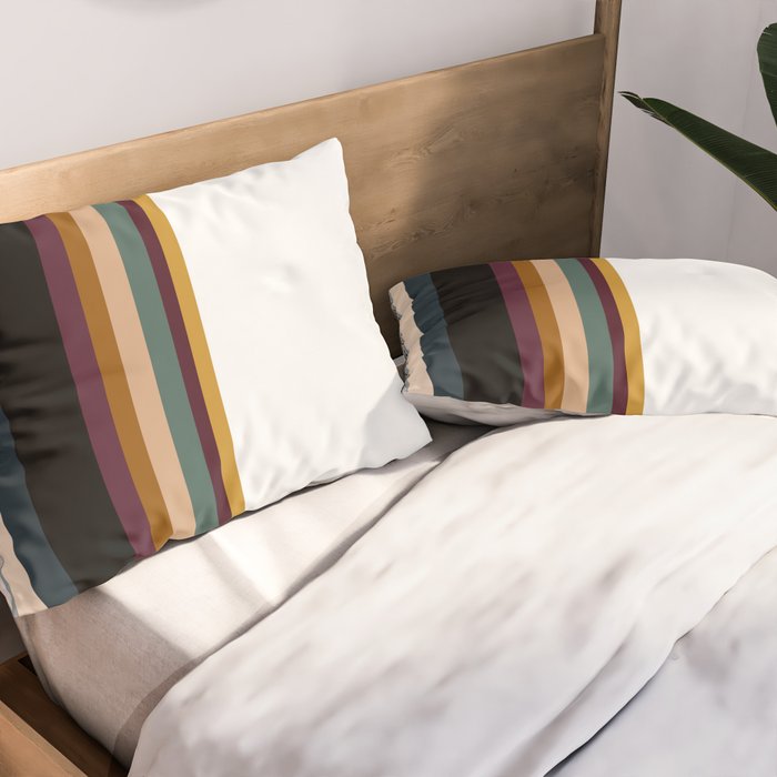 Colorful Pages IX Pillow Sham Gallery Image 2