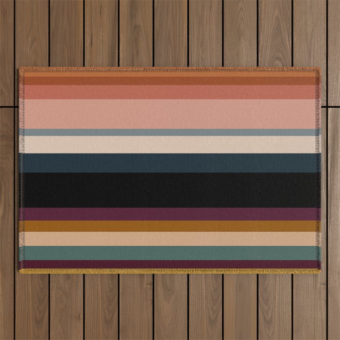 Colorful Pages IX Outdoor Rug Gallery Image 1