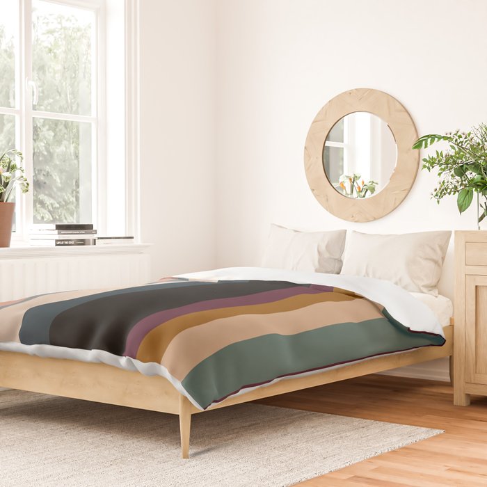 Colorful Pages IX Duvet Cover Gallery Image 2