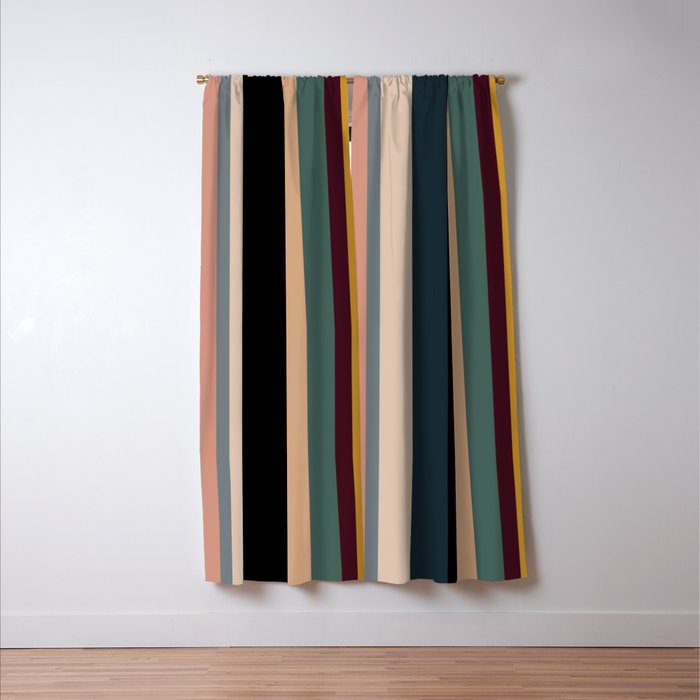Colorful Pages IX Window Curtain Gallery Image 3