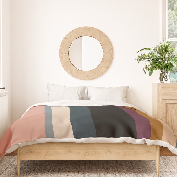 Colorful Pages IX Duvet Cover Gallery Image 3