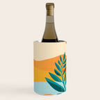 Mountain Sunset Colorful Landscape Illustration Wine Chiller Gallery Image 2