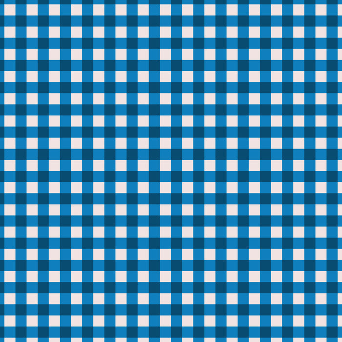 Classic Mini Check in Blue and White Coffee Mug Gallery Image 2