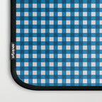 Classic Mini Check in Blue and White Laptop Sleeve Gallery Image 3