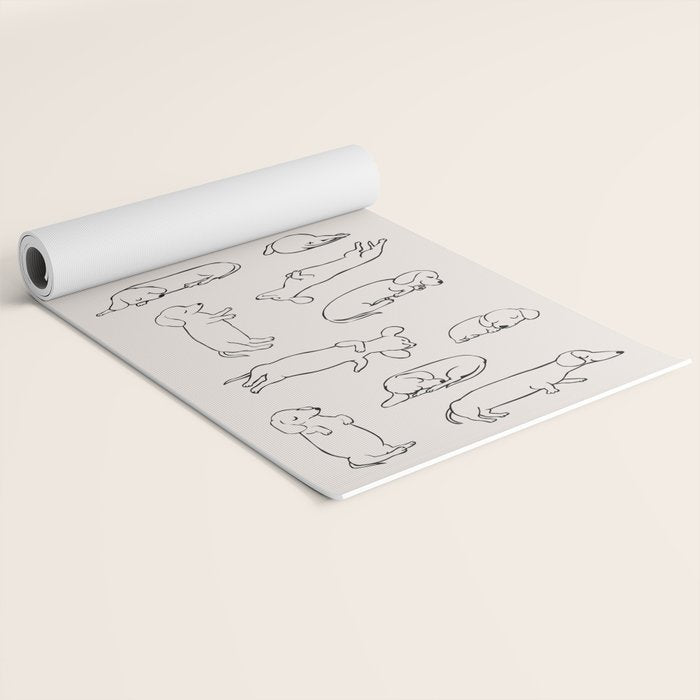 More Sleep Dachshund Yoga Mat Gallery Image 2