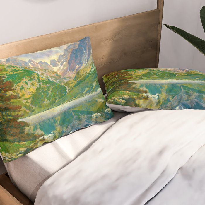 PopradskeÌ pleso, William Forberger Pillow Sham Gallery Image 2