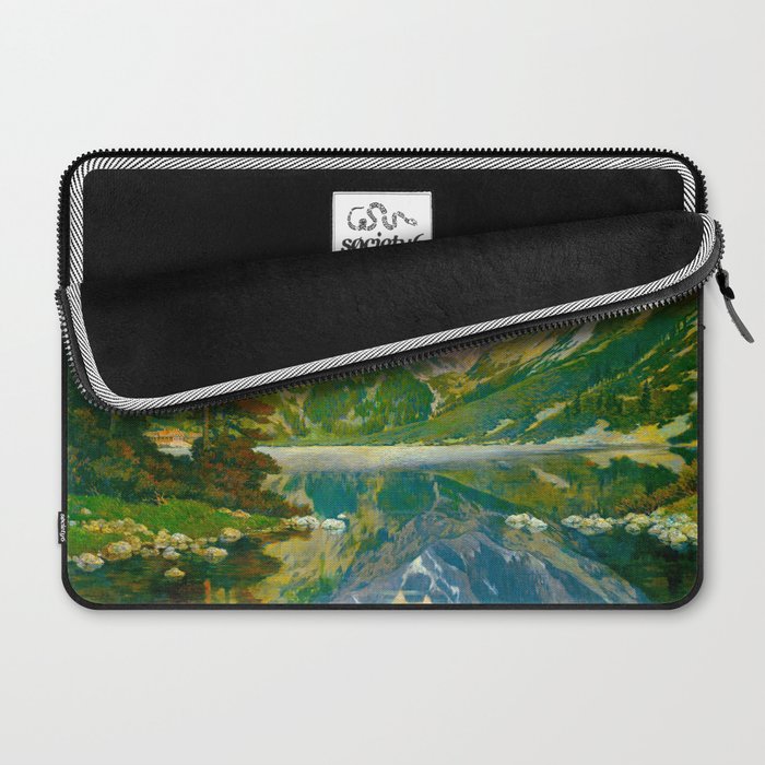 PopradskeÌ pleso, William Forberger Laptop Sleeve Gallery Image 2