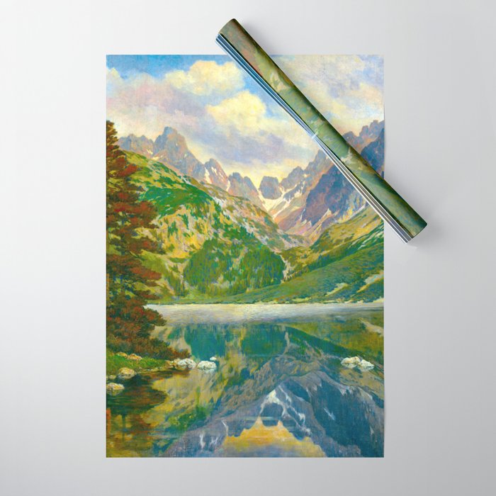 PopradskeÌ pleso, William Forberger Wrapping Paper Gallery Image 1