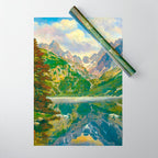PopradskeÌ pleso, William Forberger Wrapping Paper Gallery Image 1