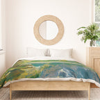 PopradskeÌ pleso, William Forberger Duvet Cover Gallery Image 3