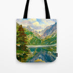 PopradskeÌ pleso, William Forberger Tote Bag Gallery Image 1