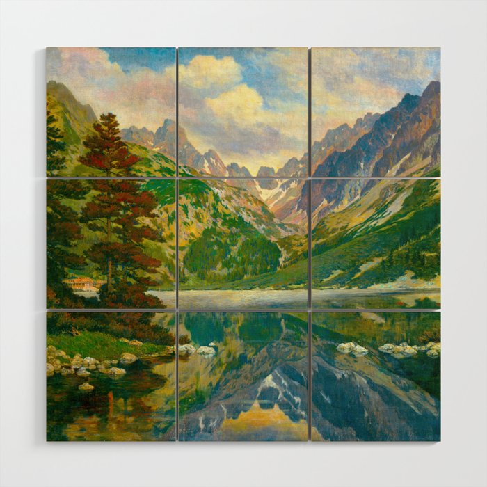 PopradskeÌ pleso, William Forberger Wood Wall Art Gallery Image 1