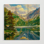 PopradskeÌ pleso, William Forberger Wood Wall Art Gallery Image 1