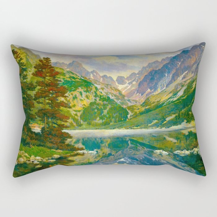 PopradskeÌ pleso, William Forberger Rectangular Pillow Gallery Image 2