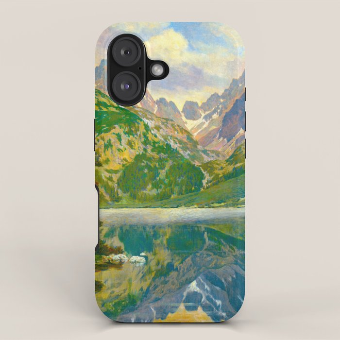PopradskeÌ pleso, William Forberger iPhone Case Gallery Image 1