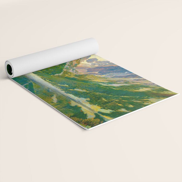 PopradskeÌ pleso, William Forberger Yoga Mat Gallery Image 2
