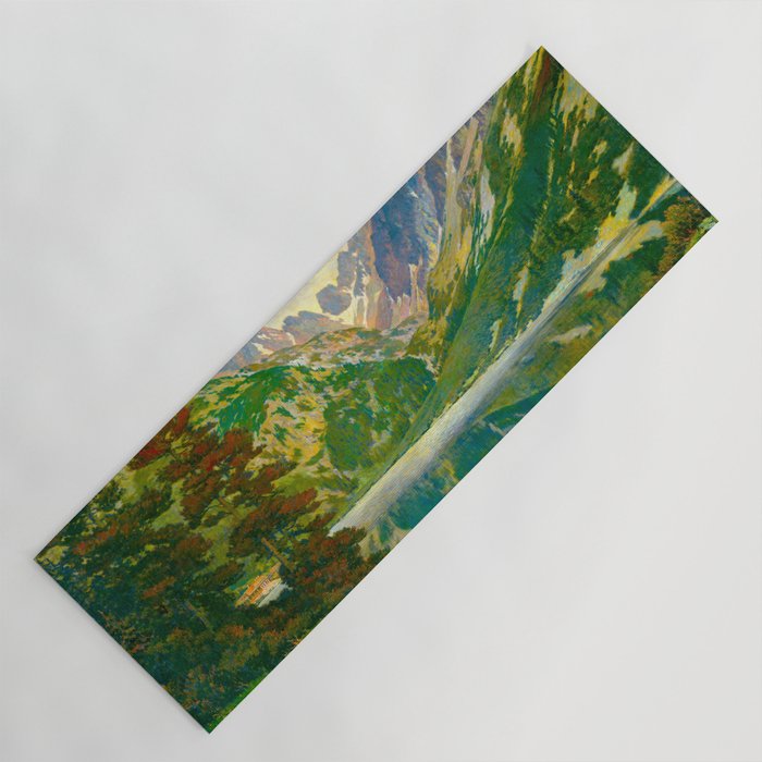 PopradskeÌ pleso, William Forberger Yoga Mat Gallery Image 1