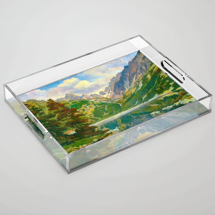 PopradskeÌ pleso, William Forberger Acrylic Tray Gallery Image 1