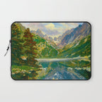 PopradskeÌ pleso, William Forberger Laptop Sleeve Gallery Image 1