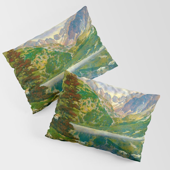 PopradskeÌ pleso, William Forberger Pillow Sham Gallery Image 1