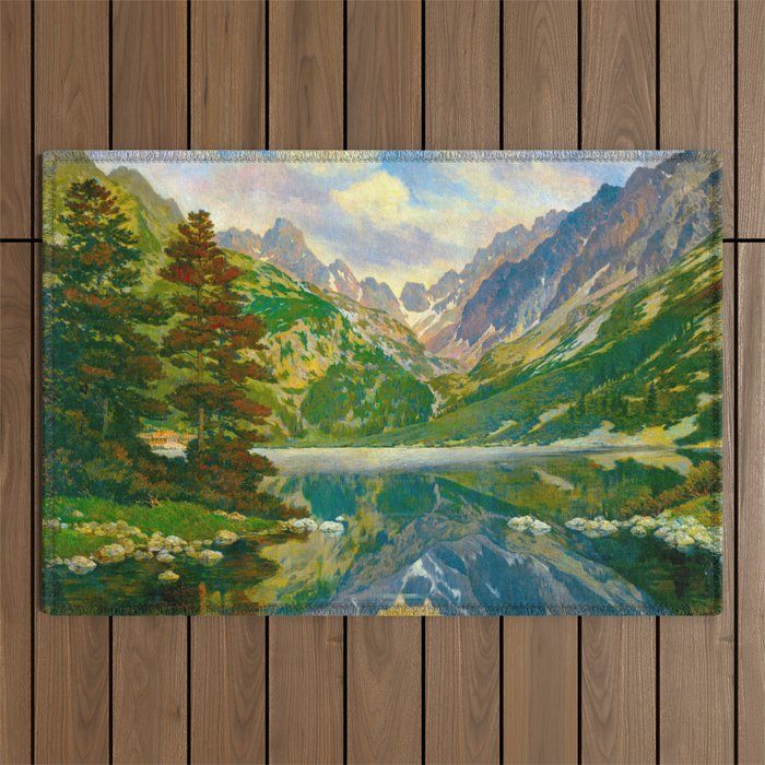 PopradskeÌ pleso, William Forberger Outdoor Rug Gallery Image 1