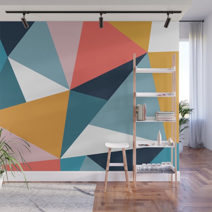 Modern Geometric 35 Wall Mural Gallery Image 1