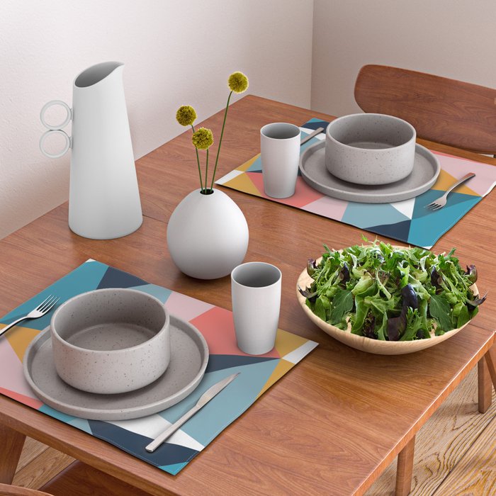 Modern Geometric 35 Placemat Gallery Image 2