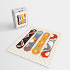 Retro Snowboards  Jigsaw Puzzle Gallery Image 2
