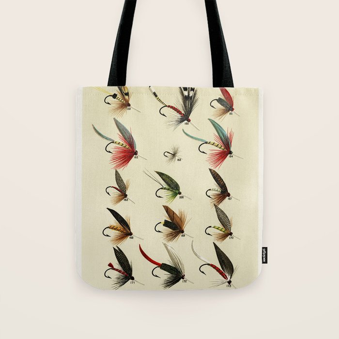 Angler Fishing Lure - Trout Fly Fishing Tote Bag Gallery Image 1