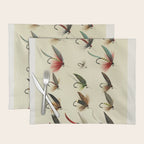 Angler Fishing Lure - Trout Fly Fishing Placemat Gallery Image 1