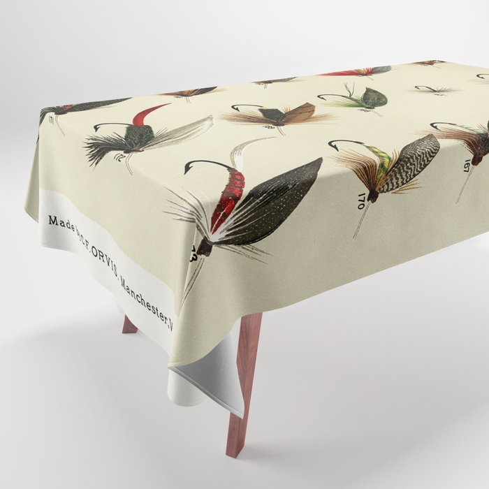 Angler Fishing Lure - Trout Fly Fishing Tablecloth Gallery Image 1