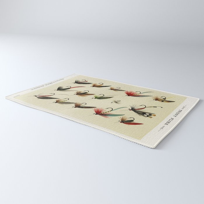 Angler Fishing Lure - Trout Fly Fishing Rug Gallery Image 3