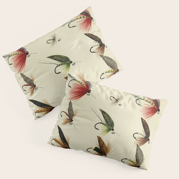 Angler Fishing Lure - Trout Fly Fishing Pillow Sham Gallery Image 3