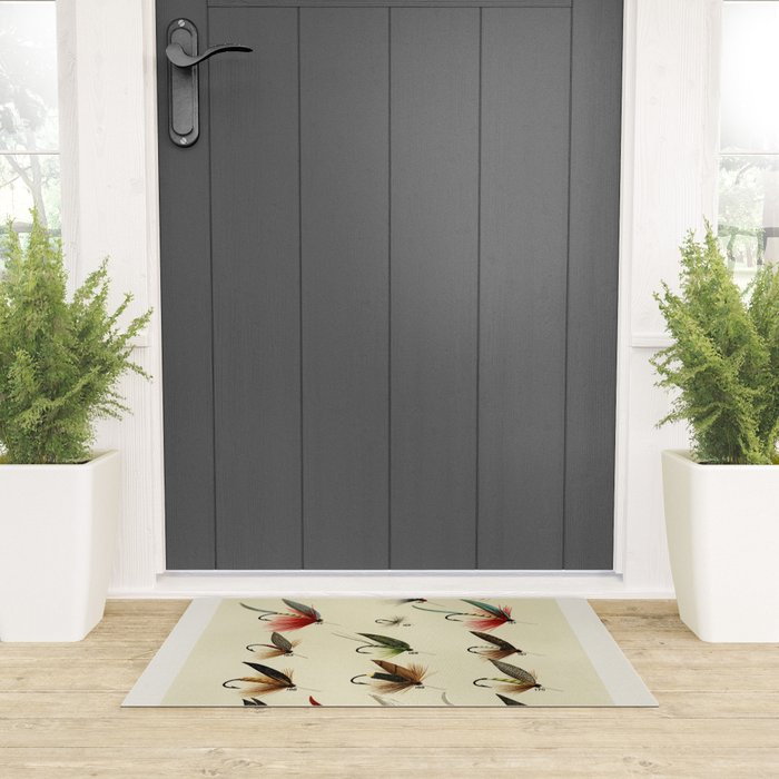Angler Fishing Lure - Trout Fly Fishing Welcome Mat Gallery Image 3