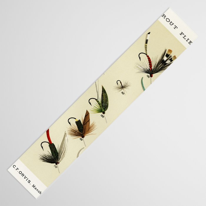 Angler Fishing Lure - Trout Fly Fishing Table Runner Gallery Image 3