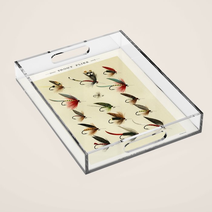 Angler Fishing Lure - Trout Fly Fishing Acrylic Tray Gallery Image 1