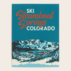 Steamboat Springs Vintage Ski Poster Poster Gallery Image 4