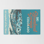 Steamboat Springs Vintage Ski Poster Rug Gallery Image 2